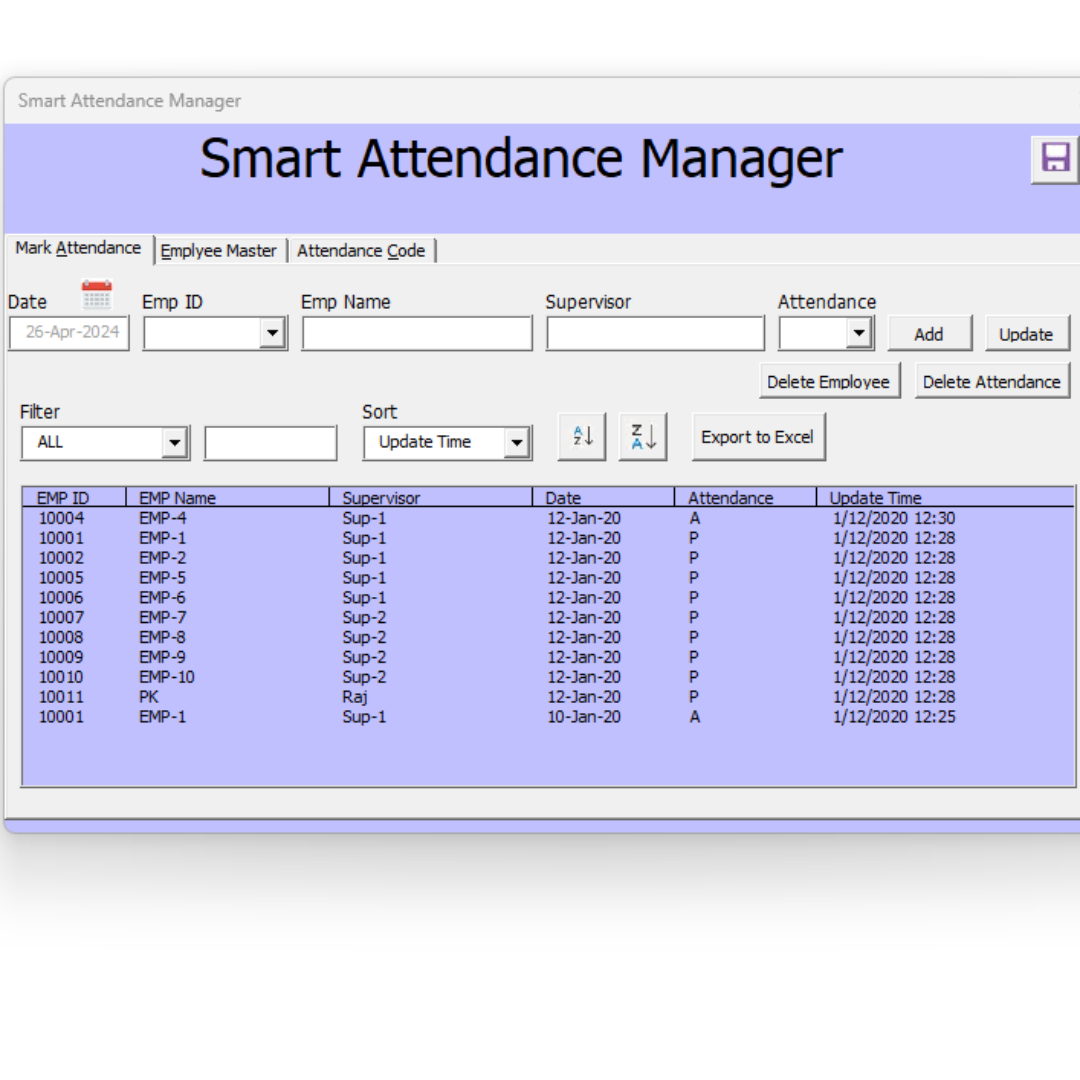 Smart Attendance Manager